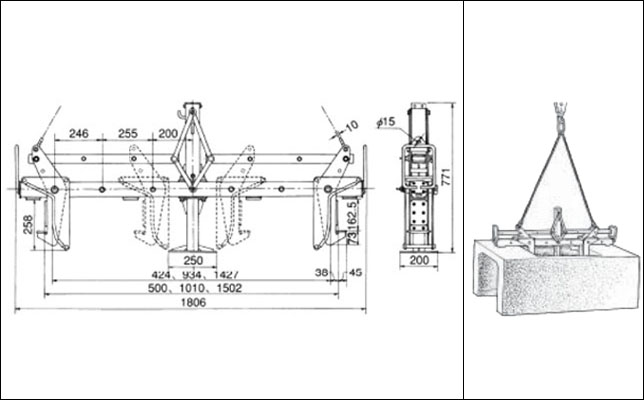 EVGA鷹牌混凝土吊具結構圖 EVGA鷹牌混凝土吊具結構圖